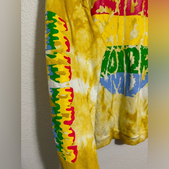 FLATBUSH ZOMBIES: ACID DROP LADIES CREWNECK YELLOW SWEATER WOMENS LARGE - Picture 3 of 8